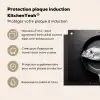 Pan - Vis - Zwart - Wit Inductie beschermer vinyl 3mm middel -zzzzzzusp-haakje_FR
