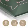 Tekstwolkje - Donkergroen - BLAH BLAH BLAH plexiglas 5mm klein -wsfeer2_DE
