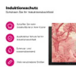 City - Car - Pink Inductie beschermer vinyl 3mm klein -zzzzzzz-lf-ups
