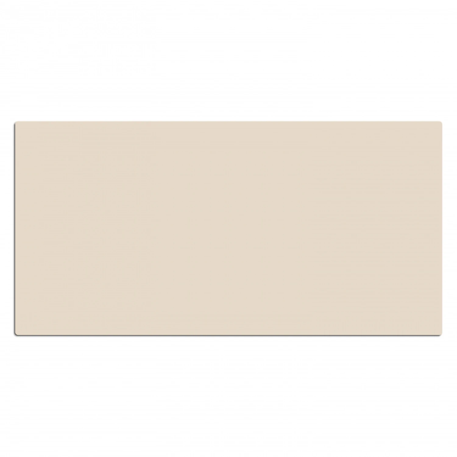 Beige - Effen kleur Muismat XXL klein -3d_leeg