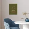 Roze - Groen - Wijn - Quote poster papier klein -sfeer3