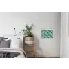 Inductie beschermer - Panterprint - Bladeren - Jungle - Afdekplaat voor kookplaat textielposter latten blank klein -woonkamer