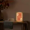 Oranje - Wijntje - Quote Light Box met kabel (Wandlamp) klein -sfeer4
