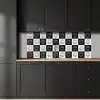 Patronen - Schaakbord - Zwart Wit keuken achterwand 2 middel 871 -sfeer1