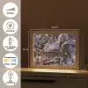 Marmer - Goud - Roze Light Box met kabel (Tafellamp) klein -USP_NL