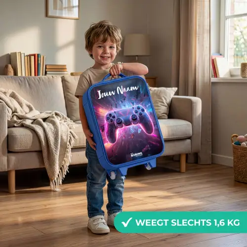 Controller - Neon - Game Kinderkoffer - Blauw klein -sfeer2_NL