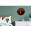 Vrouw - lychee - exotisch Wandcirkel aluminium klein -slaapkamer