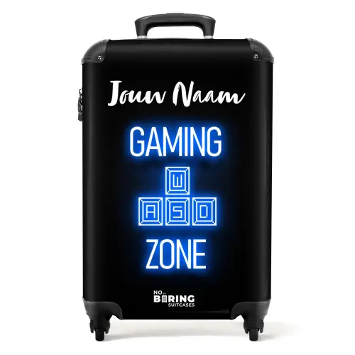 Gaming Zone NBS - Handbagage koffer - Kinderen Unisex middel -productfoto_recht