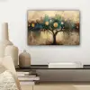 Boom - Kunst - Maan - Watercolor canvas 2cm klein -sfeer6