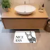 Quote - Ezel - Dieren - Nice ass - Spreuken Badmat klein -sfeer1