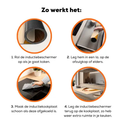 Illustratie - Mokken - Proosten - Bruin Inductie beschermer vinyl 3mm klein -zzzzzzz-td-werking