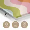 Banen - Golven - Kleurrijk - Verticaal plexiglas 5mm klein -sfeer2