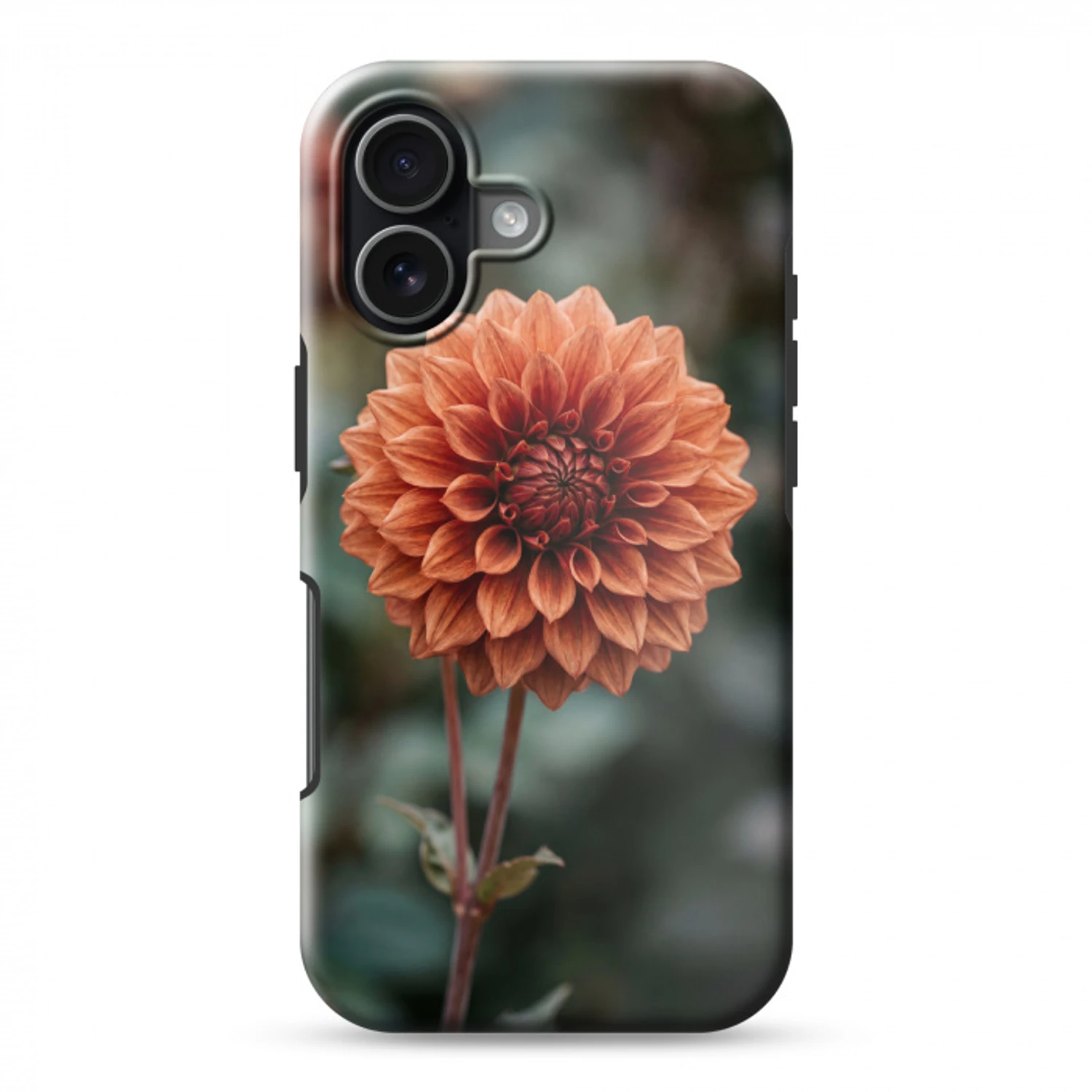 Dahlia - Bloem - Natuur - Sfeervol Toughcase MagSafe Apple iPhone 17 klein -3d