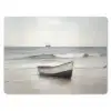 Roeiboot - Zee - Horizon muismat rubber klein -3d