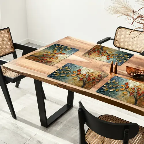 Boom - Abstract - Natuur - Kunst Placemat vinyl groot -zzsfeer4_Kitchenyeah-website