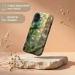Quetzal - Jungle - Natuur - Groen Toughcase MagSafe Apple iPhone 17 klein -USP_RandenV_FR
