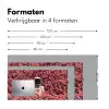 Bloemen - Roze - Astronaut Muismat XXL klein -sfeer5