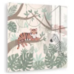 Jungle - Rustiek - Pastel plexiglas 5mm klein -zzzproduct_nieuw