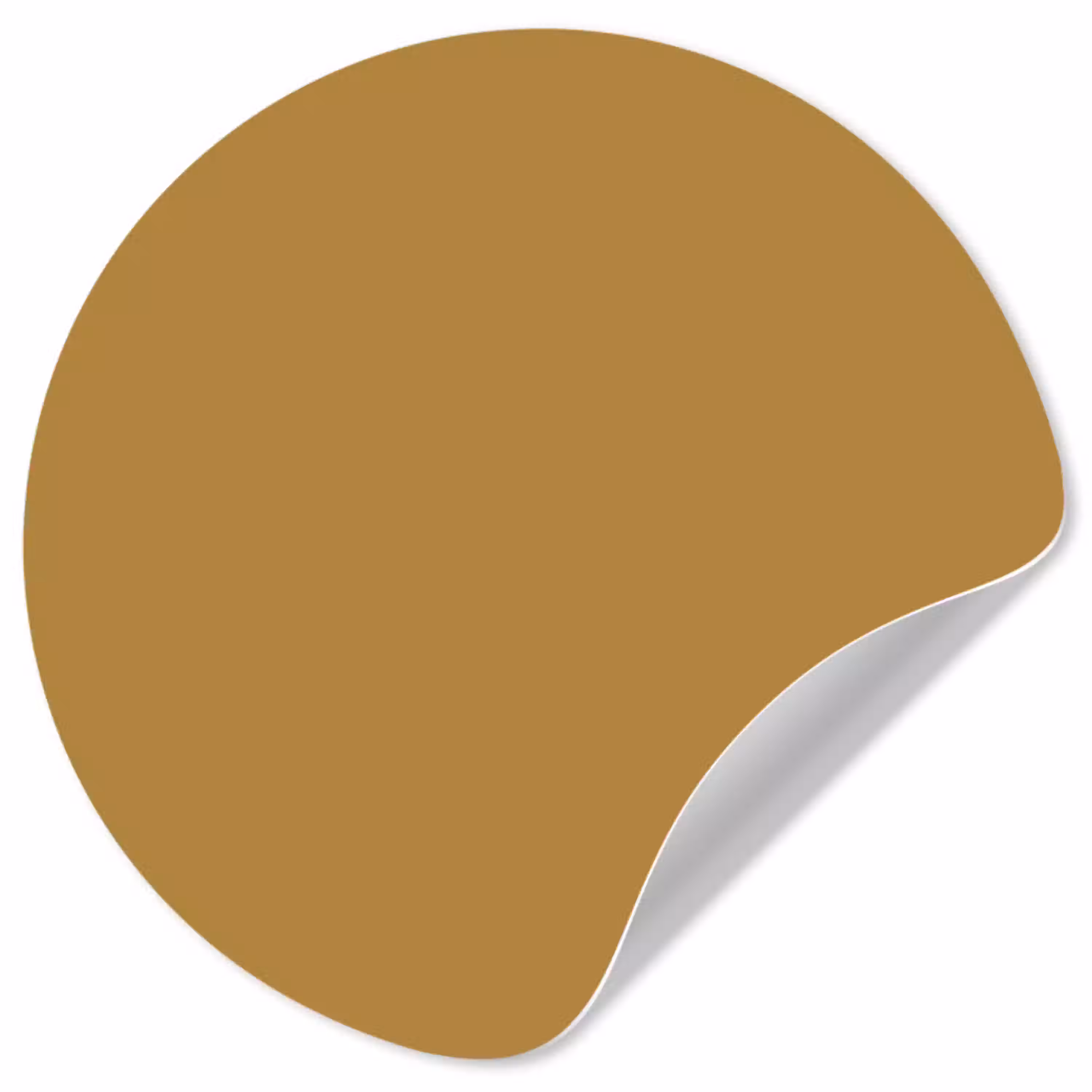 Rhythmic - Ochre - Geel Wandcirkel behangsticker klein 186 -3d