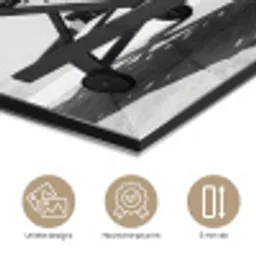 Glamour - Modern - Zwart - Wit aluminium wit klein -closeup_NL