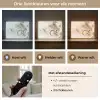 Bloem - Hout - Tarwe Light Box met batterij (Wandlamp) middel -USP_lichtkleurNL