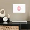 Bisous - Lip - Wit - Rood poster papier klein -sfeer1