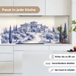 Rustiek - Landgoed - Blauw keuken achterwand 2 middel -sfeer4_DE