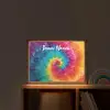 Kleurrijk - Regenboog - Spiraal Light Box met batterij (Wandlamp kind) middel -sfeer1_kind