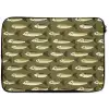 Vis - Patroon - Groen laptophoes neopreen klein 279 -zkaufland3dotto