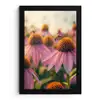 Bloemen - Paars - Bijen fotolijst zwart zonder passe partout klein -3d