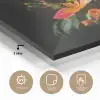 Schaal - Boeket - Bloemen plexiglas 5mm klein -sfeer2