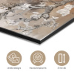 Amandelbloesem - Kunst - Van Gogh - Beige - Abstract aluminium wit klein -closeup_NL