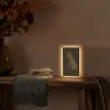 Zebra - Strepen - Goud Light Box met kabel (Tafellamp) klein -sfeer4