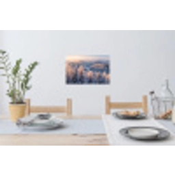 Bos - Bergen - Goud - Winter - Warm Muursticker klein -eettafel