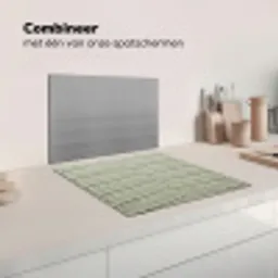 Krokodillenleer - Schubben - Groen Inductie beschermer vinyl 3mm middel -wsfeer7_website