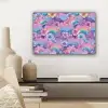 Regenbogen - Bloemen - Kleurrijk - Wolken canvas 2cm klein -sfeer6