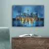 Skyline Toronto - Water - Stadslichten - Toren canvas 2cm klein -sfeer4