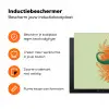 Dinosaurus - Groen - Planten - Cirkel Inductie beschermer vinyl 3mm klein -zzzzzzz-td-ups