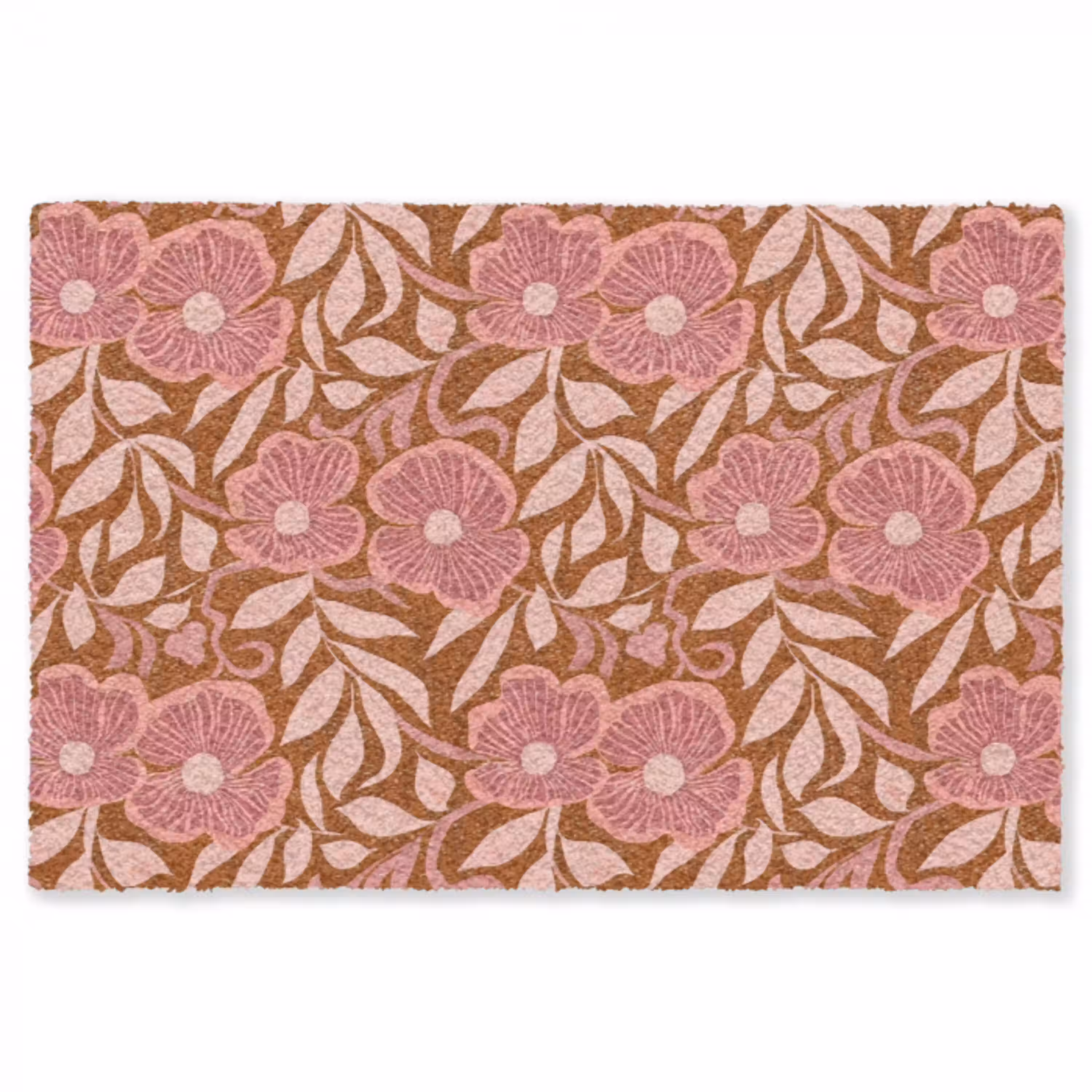 Sfeer - Bloemen - Roze Vloerkleed Rechthoek klein 1091 -3d