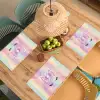 Eenhoorn - Glitters - Regenboog - Pastel Placemat vinyl groot -zzsfeer5_Kitchenyeah-website