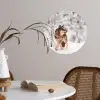 Wolf - Winter - Sneeuw - Natuur - Dieren Wandcirkel behangsticker klein -sfeer3