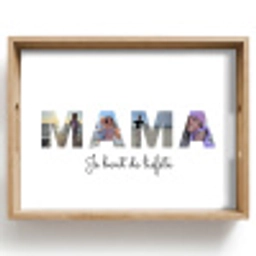 Mama - Lettercollage Dienblad Rechthoek middel -z3d_shopping