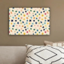 Patroon - Sterren - Kleurrijk canvas 2cm klein 34 -sfeer3
