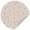 Patroon - Bloemen - Paars Wandcirkel behangsticker klein 186 -3d