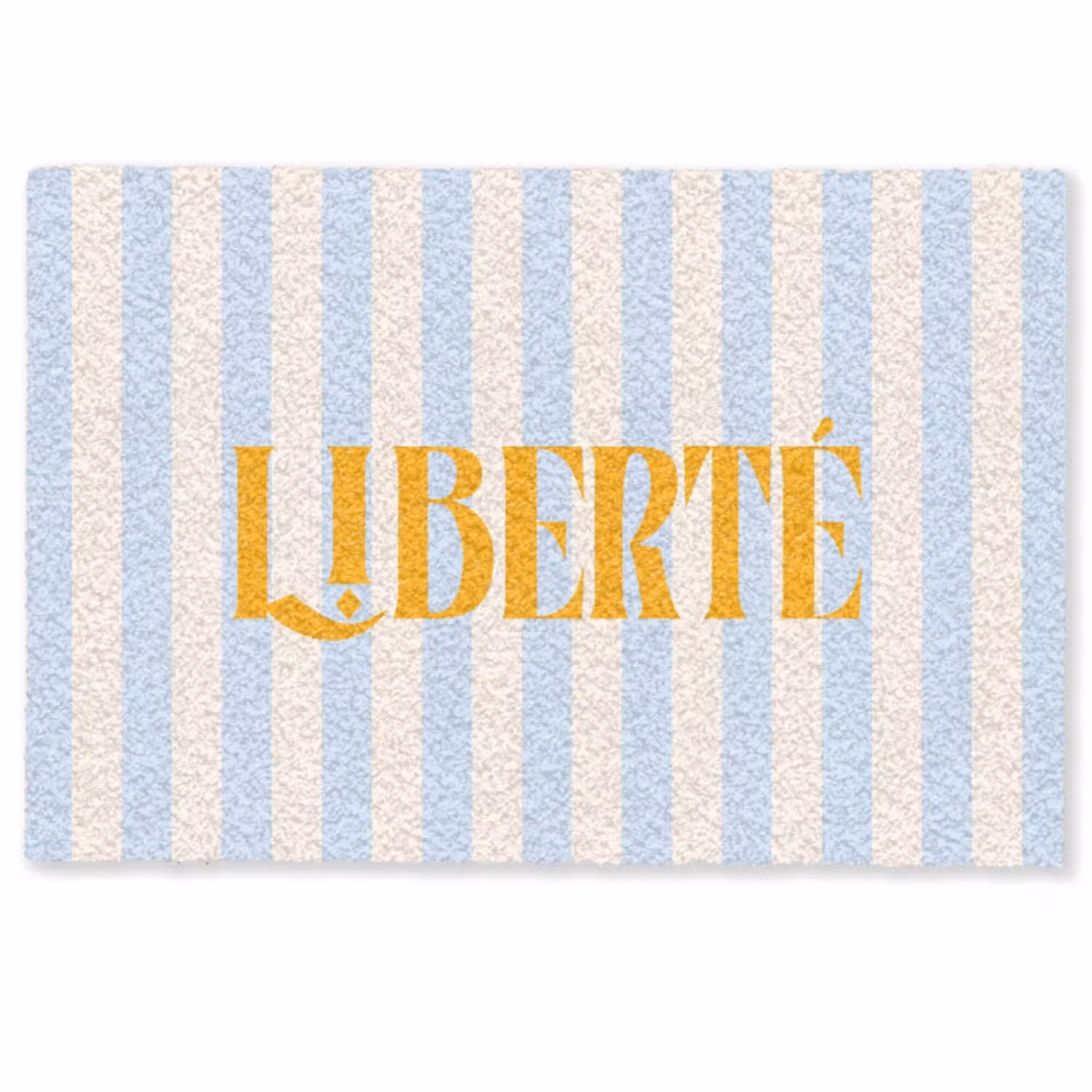 Oranje - Blauw - Strepen - Liberté Deurmat klein -zkaufland3d