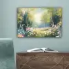 Bos - Schilderstijl - Kleurrijk canvas 2cm klein -sfeer4