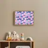 Camouflage - Patroon - Donkerblauw Light Box met batterij (Wandlamp kind) middel -sfeer2_kind