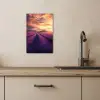 Lavendelveld - Zonsondergang - Paars KitchenYeah - Keuken - Canvas klein -sfeer2