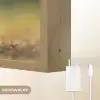 Konijntje - Bruin - Gras Light Box met batterij (Wandlamp kind) middel -USP_websiteoplaadbaarNL