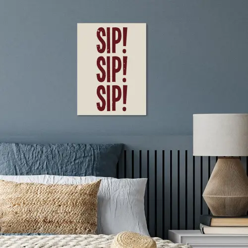 Japandi - Vintage - Decoratie - Rood poster papier klein -sfeer2